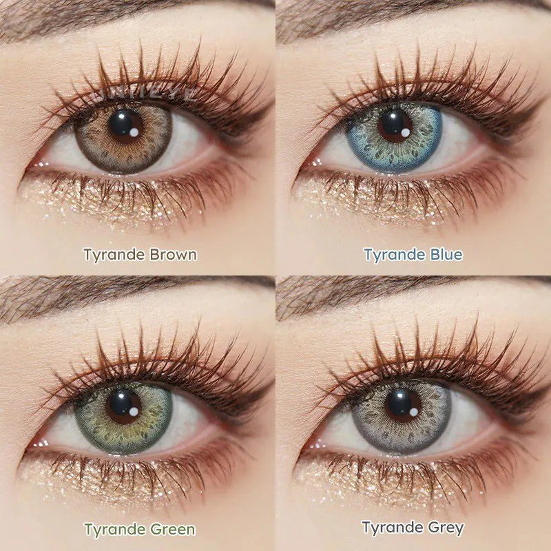 Uniieye Tyrande Green Prescription Colored Contact Lenses