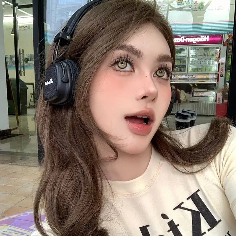 Uniieye Cyber Gold Brown Prescription Cosplay Colored Contact Lenses | 6 Months