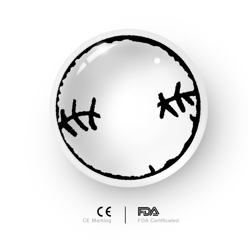 Uniieye Stitched Mummy Prescription Cosplay Colored Contact Lenses-UNIIEYE