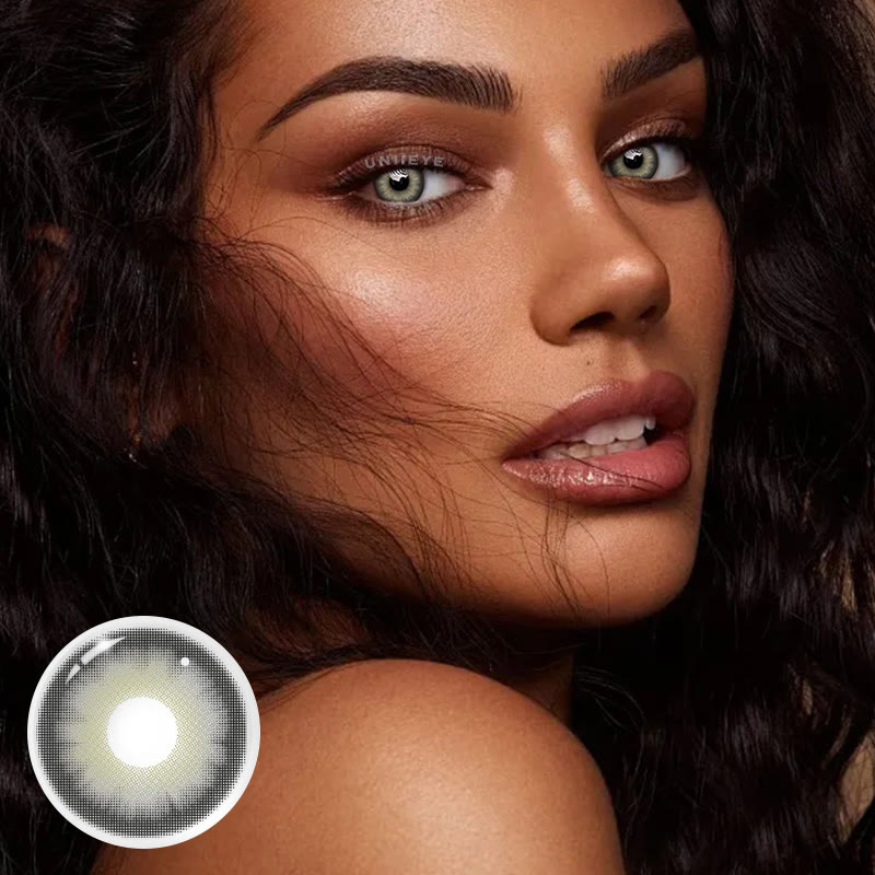Uniieye Horizon Grey Prescription Colored Contact Lenses