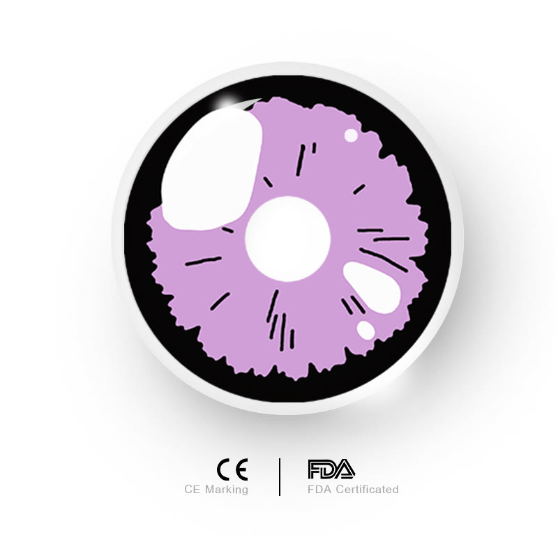 Uniieye Shizuku Purple Cosplay Colored Contact Lenses-UNIIEYE