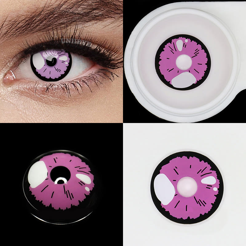 Uniieye Shizuku Purple Cosplay Colored Contact Lenses-UNIIEYE