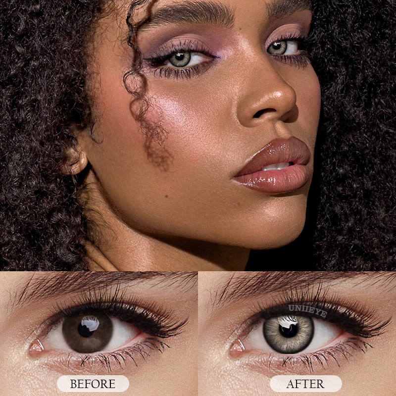 Uniieye Barbie Taylor Black Prescription Colored Contact Lenses-UNIIEYE