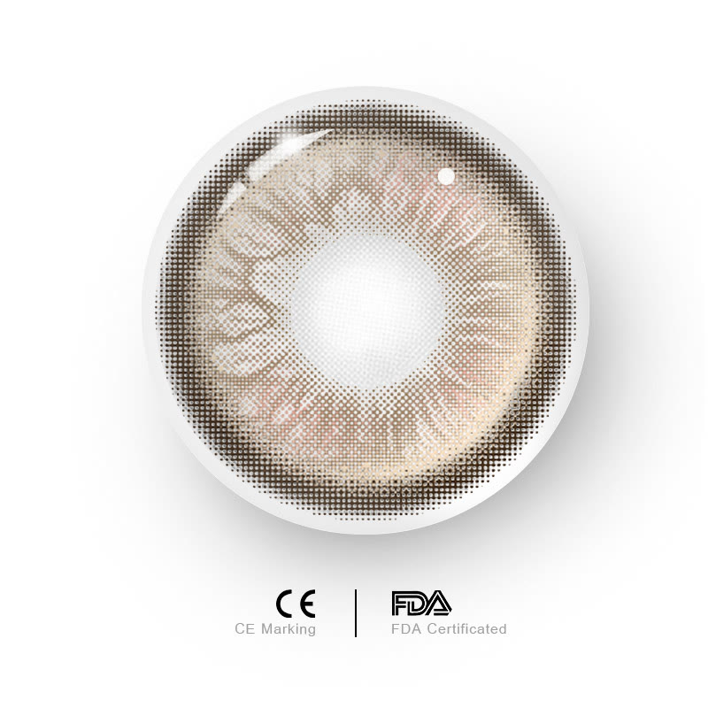 Uniieye Viva Brown Prescription Colored Contact Lenses-UNIIEYE