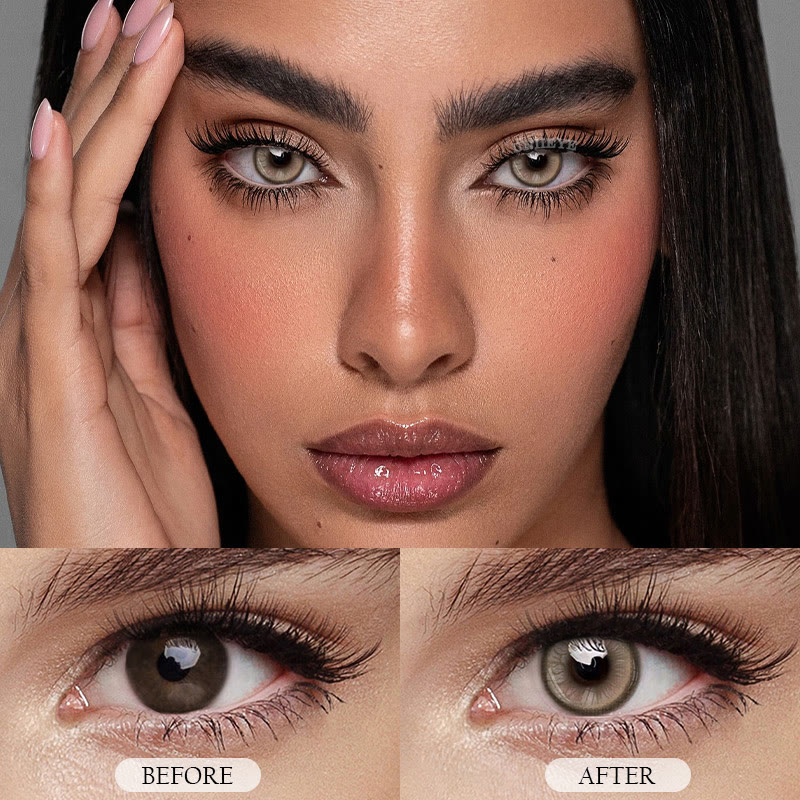 Uniieye Viva Brown Prescription Colored Contact Lenses-UNIIEYE