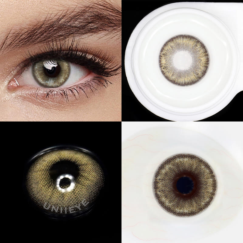 Uniieye Nebula Brown Colored Contact Lenses