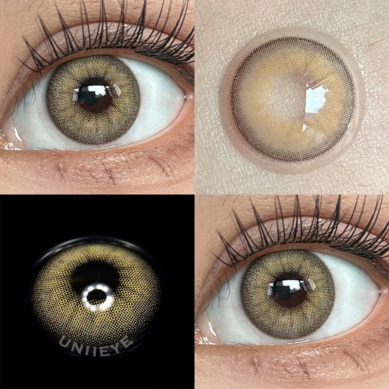 Uniieye Trinity Brown Colored Contact Lenses