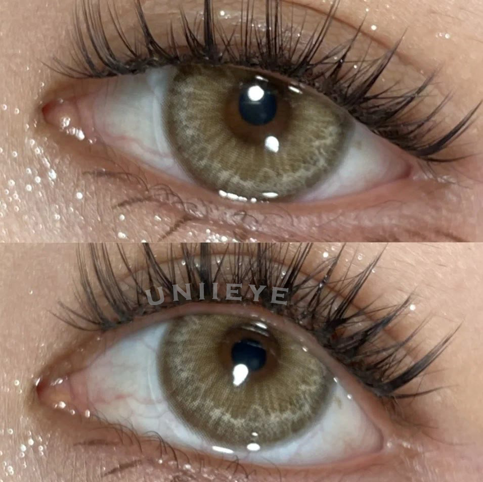 Uniieye Nebula Brown Colored Contact Lenses
