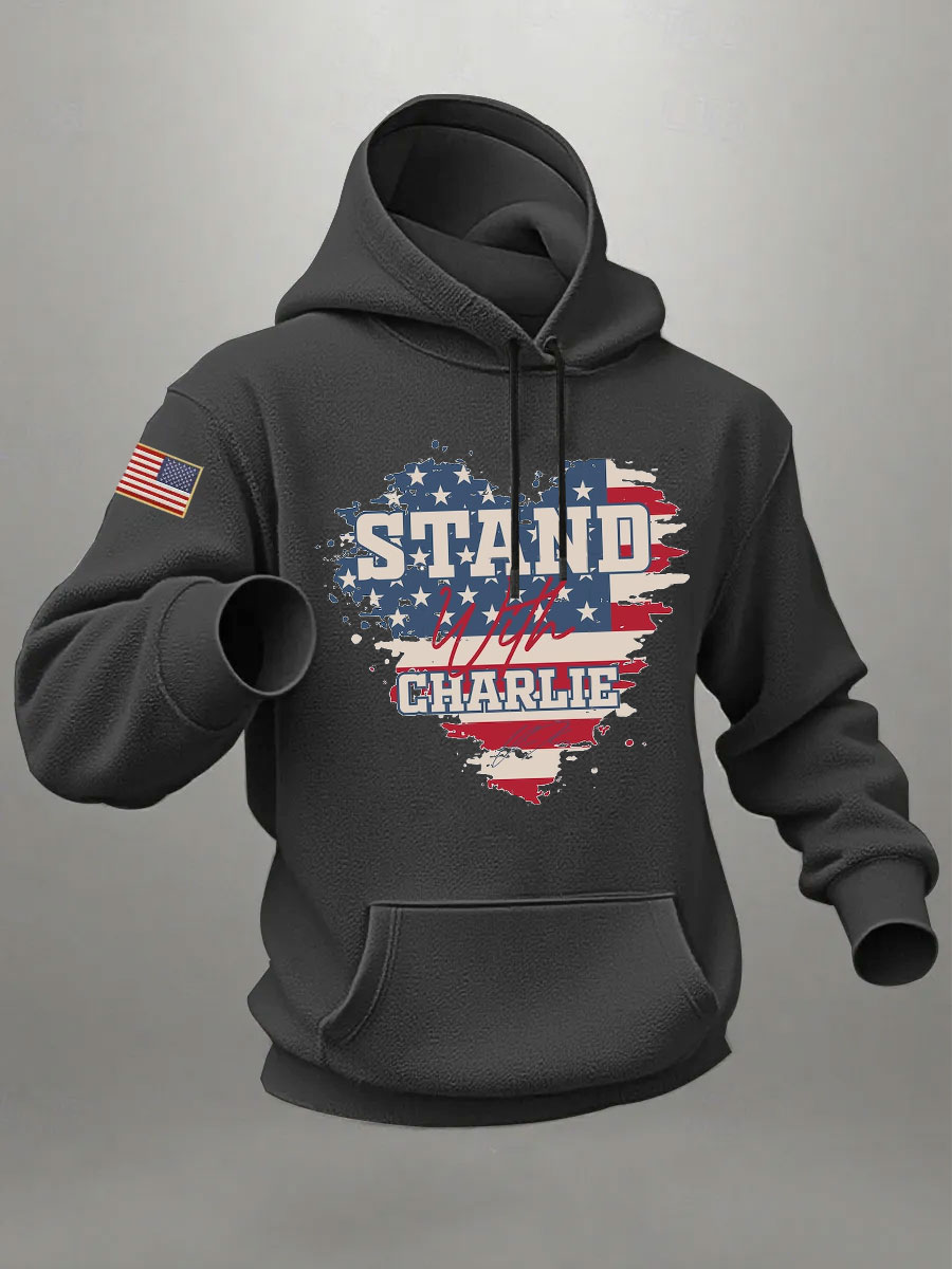 Stand With Charlie Hoodie-America250