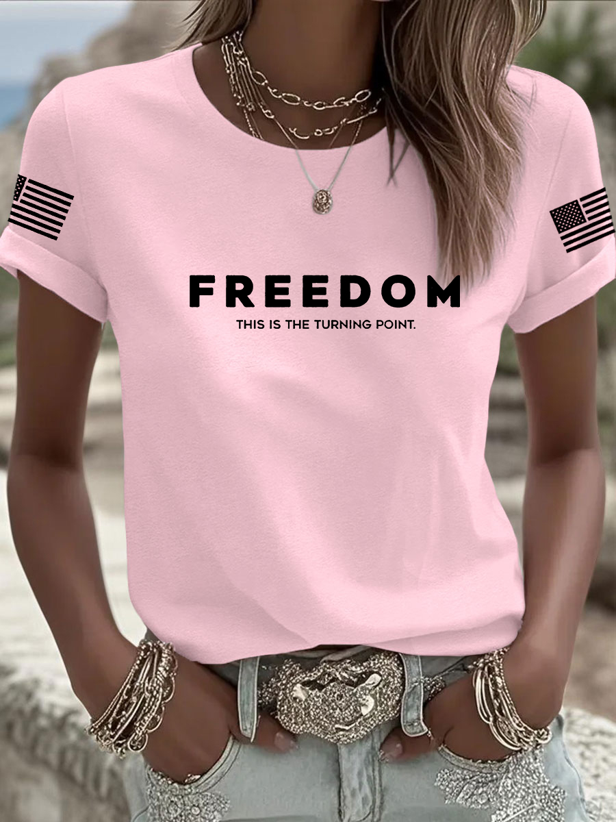 Women's Freedom Is Not Free This is the TP R.I.P C.K Short Sleeve T-shirt-America250