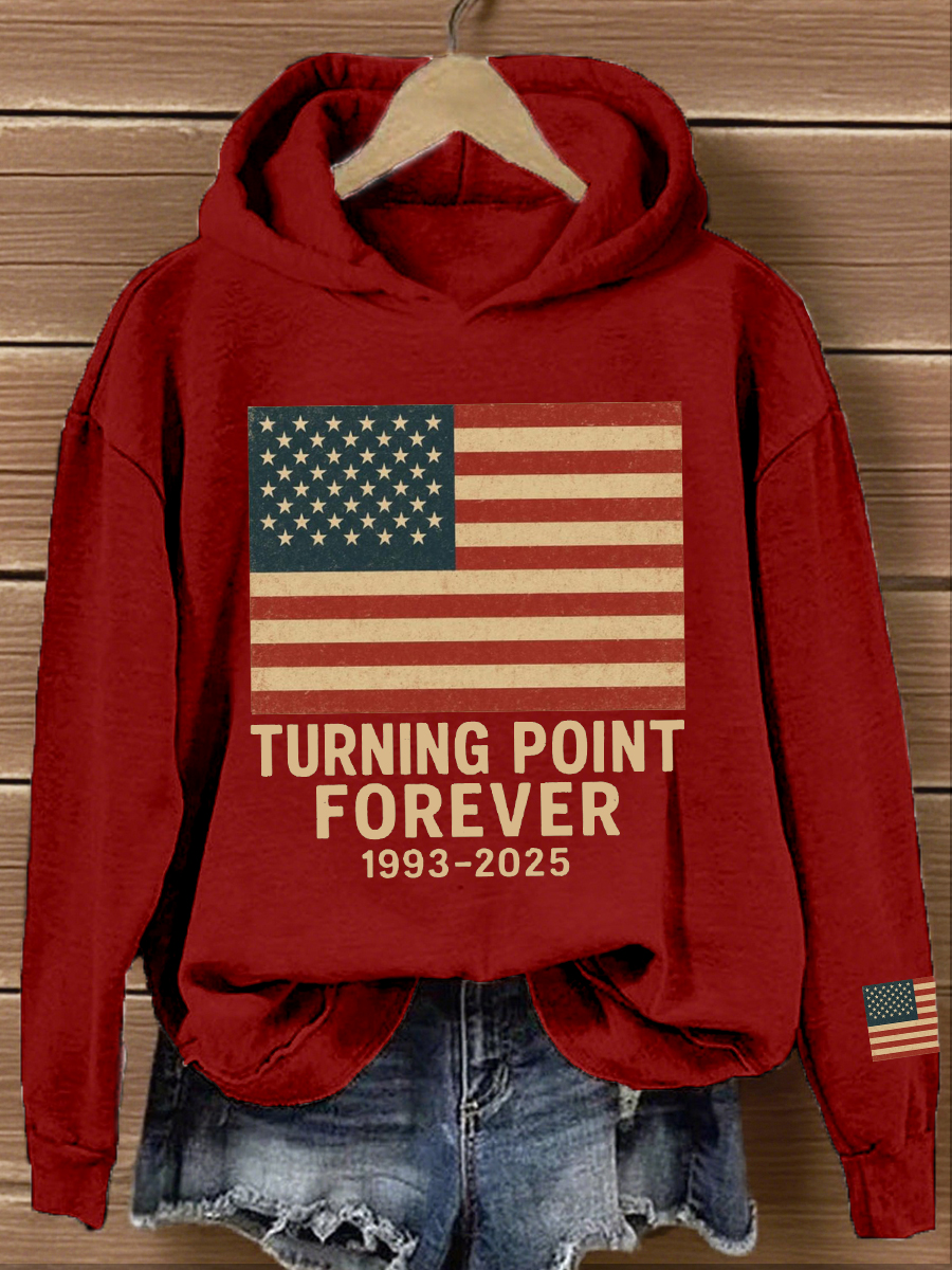Women's TP Forever Print Vintage Hoodie-America250