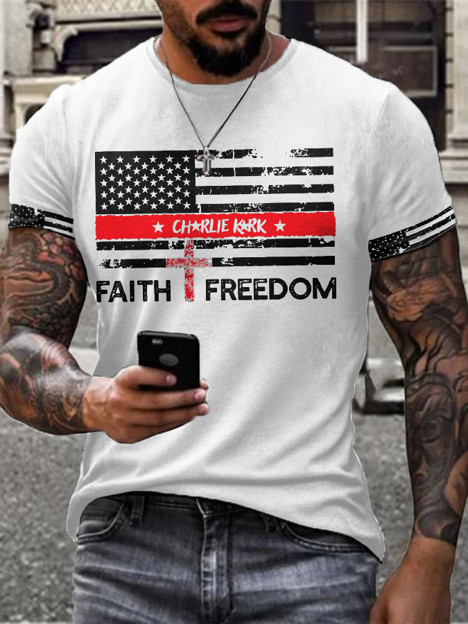 Men's Freedom TP Printed T-shirt-America250