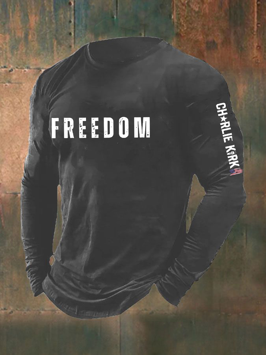 Men's Freedom Is Not Free R.I.P C.K Long Sleeve T-shirt-America250