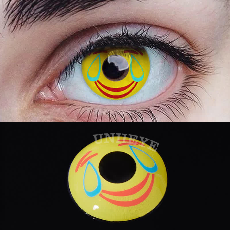 Uniieye Joker Prescription Cosplay Colored Contact Lenses-UNIIEYE