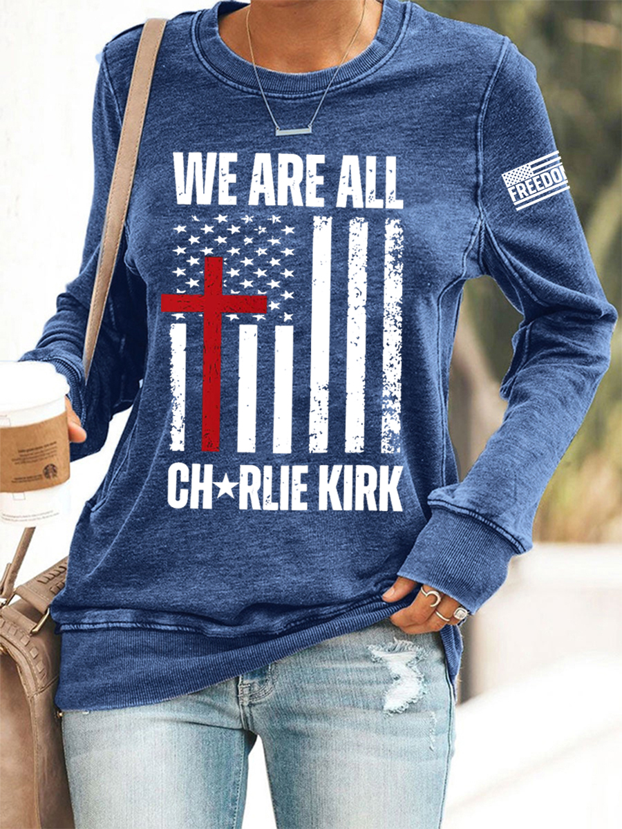 Women's We Are All C.K Now! R.I.P C.Kd Sweatshirt-America250