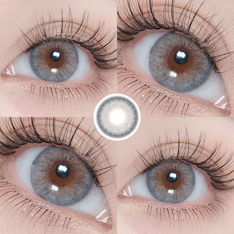 Uniieye Deepwater Zone Grey Prescription Colored Contact Lenses-UNIIEYE