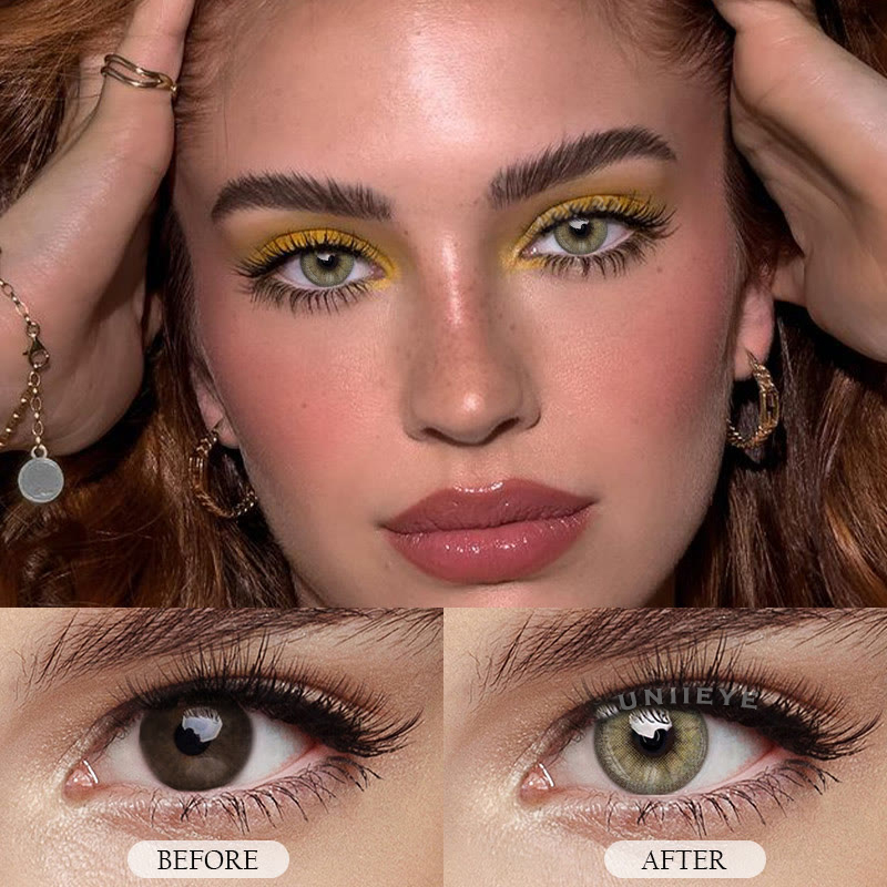 Uniieye Trinity Brown Colored Contact Lenses