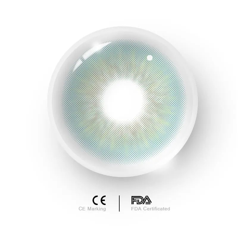 Uniieye Sin Green Prescription Colored Contact Lenses