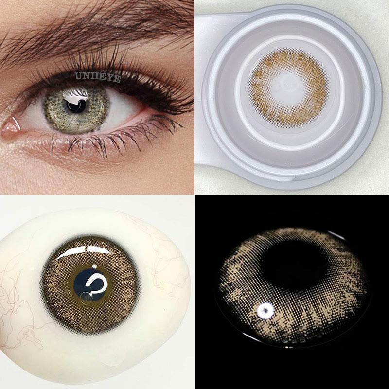 Uniieye Sydney Brown Prescription Colored Contact Lenses-UNIIEYE