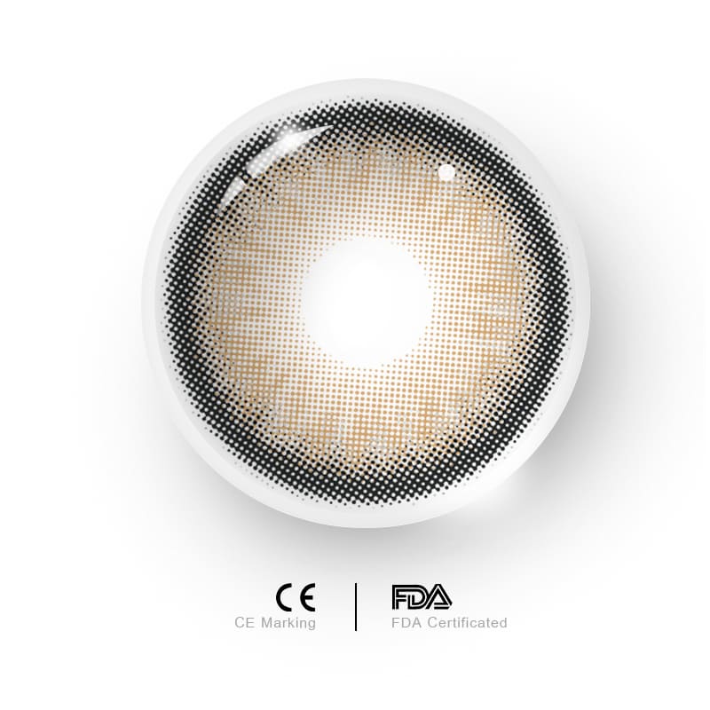 Uniieye Norko Brown Prescription Colored Contact Lenses