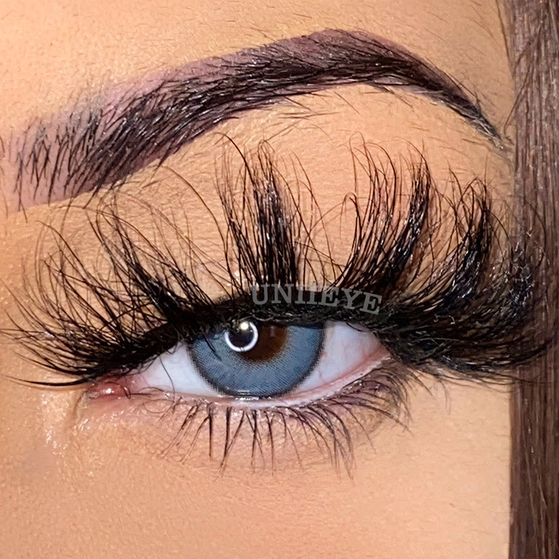 Uniieye Chanel Lady Himalaya Blue Prescription Colored Contact Lenses-UNIIEYE