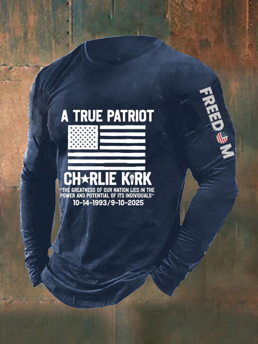Men's Freedom Is Not Free R.I.P C.K Long Sleeve T-shirt-America250