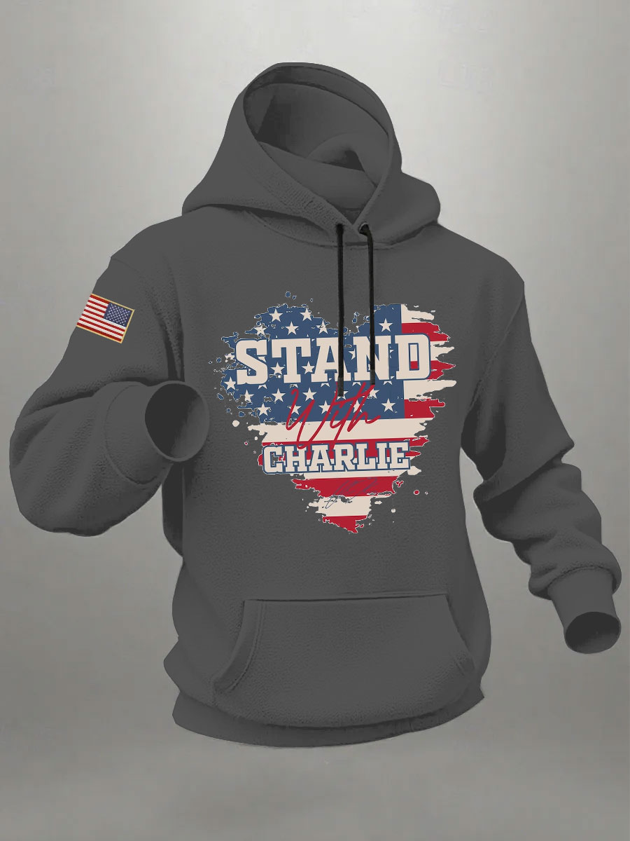Stand With Charlie Hoodie-America250