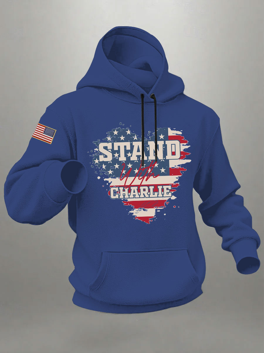 Stand With Charlie Hoodie-America250