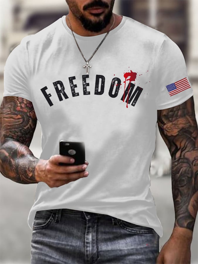 Men's Commemorative Printed T-Shirt-America250