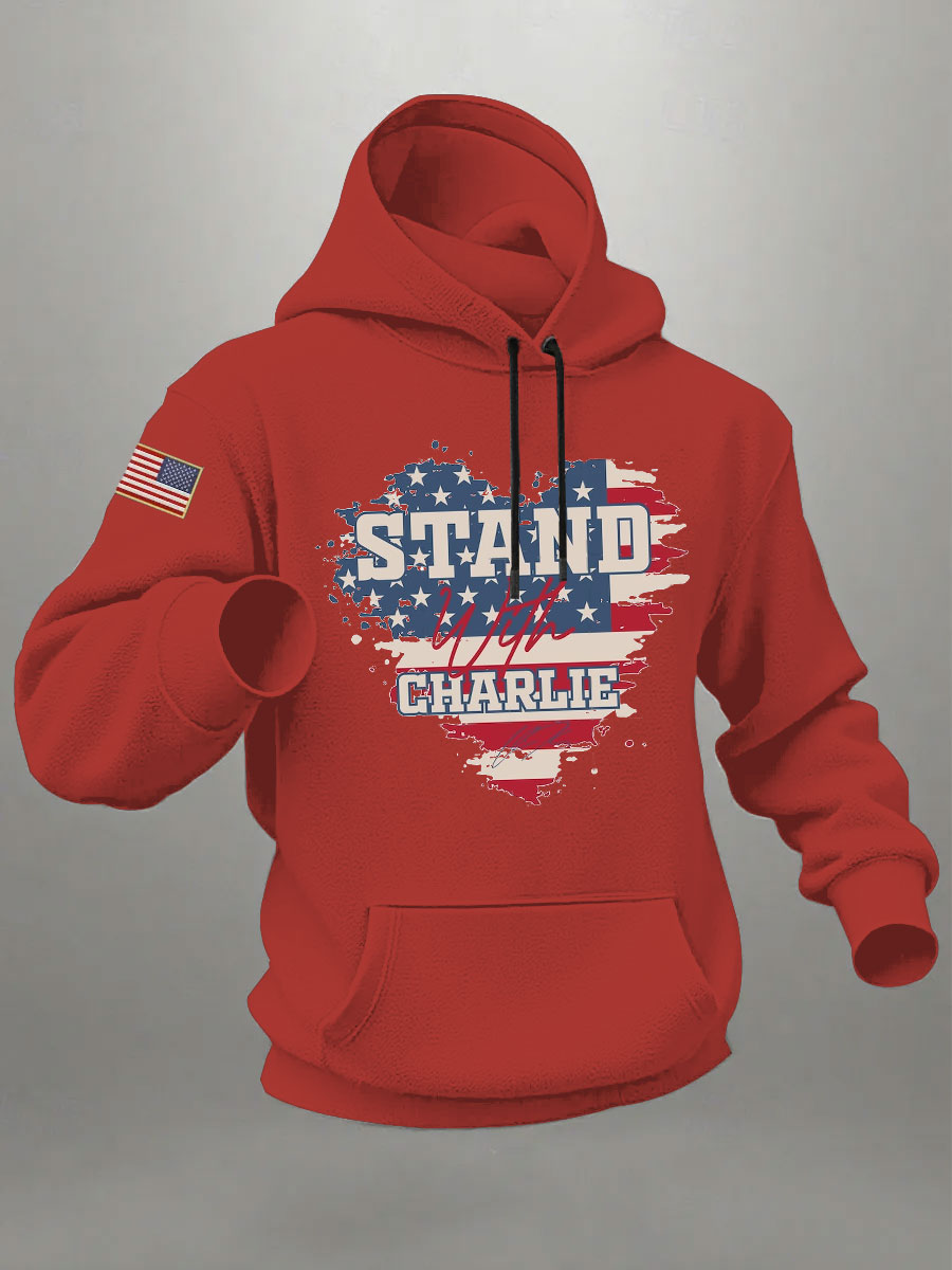 Stand With Charlie Hoodie-America250