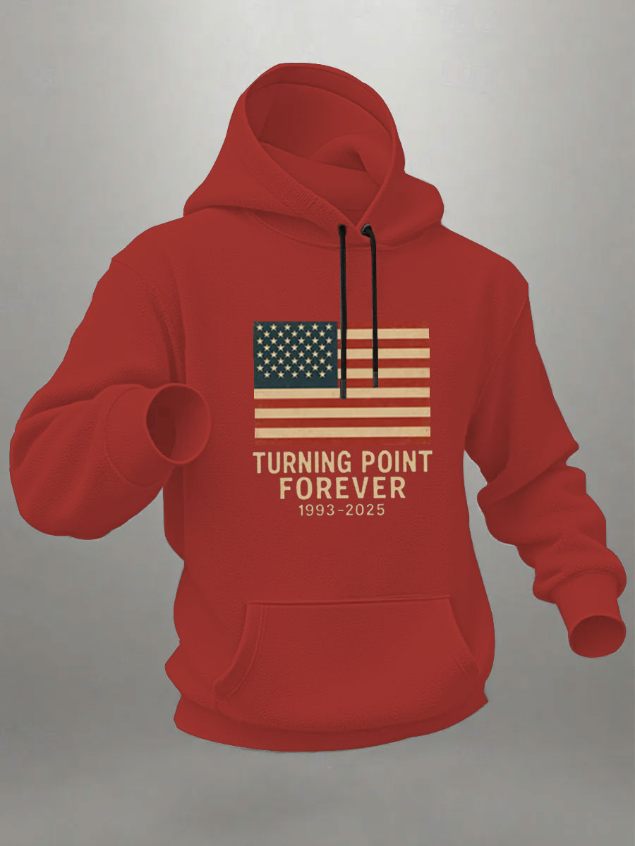 Turning Point Forever Charlie Kirk Hoodie-America250
