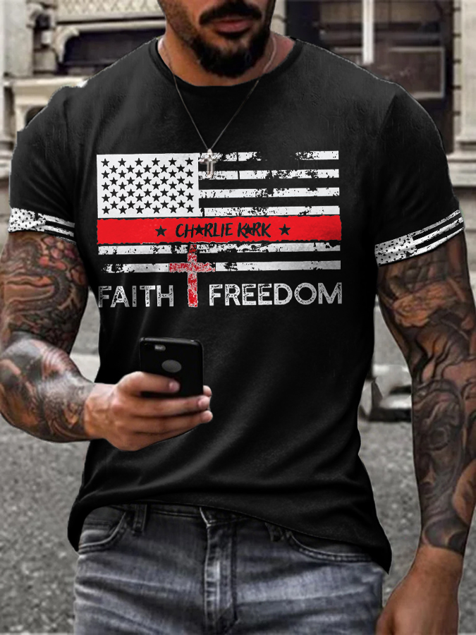 Men's Freedom TP Printed T-shirt-America250