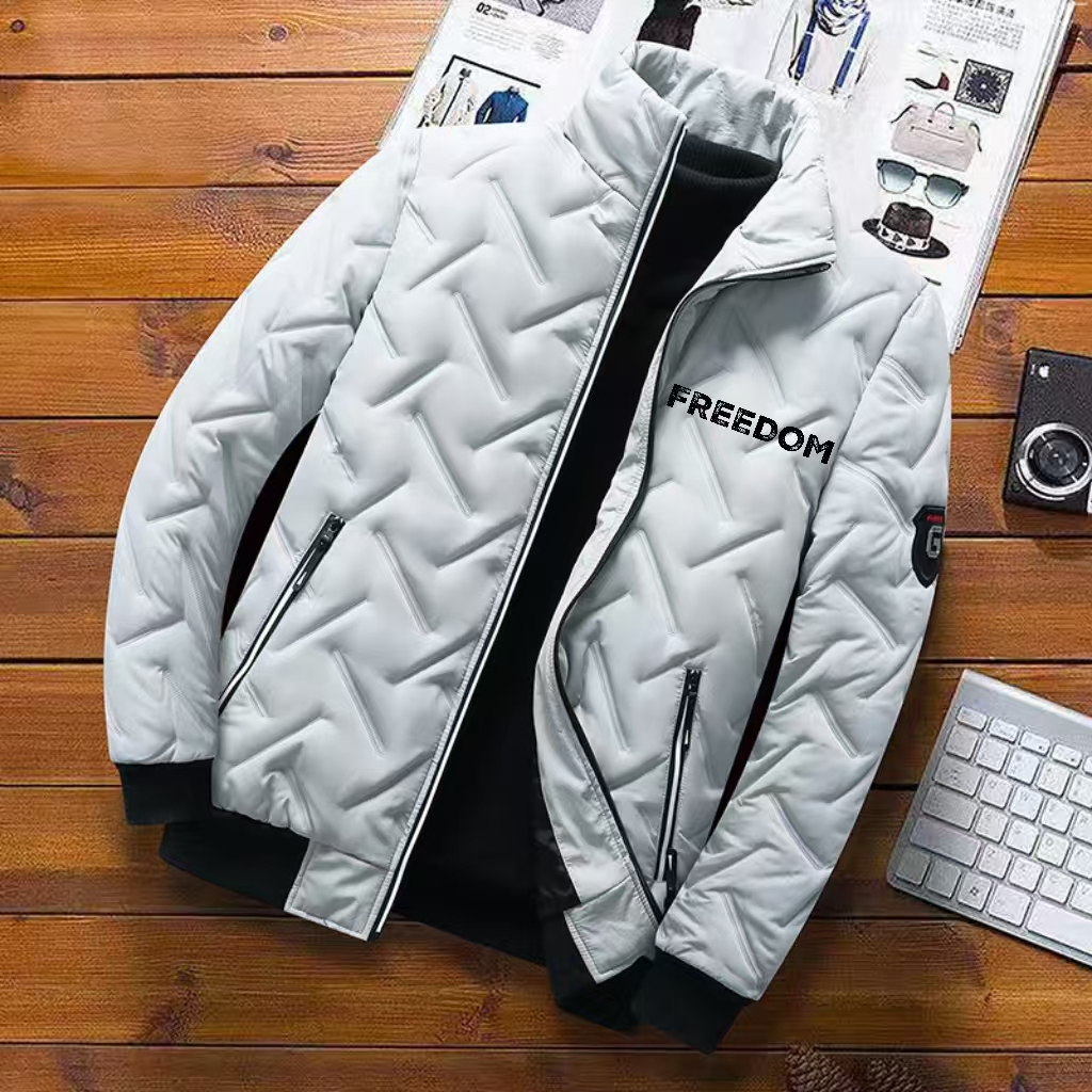 Men's Freedom Quilted Puffer Jacket-America250