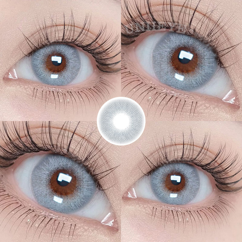 Uniieye Queen Grey Prescription Colored Contact Lenses-UNIIEYE