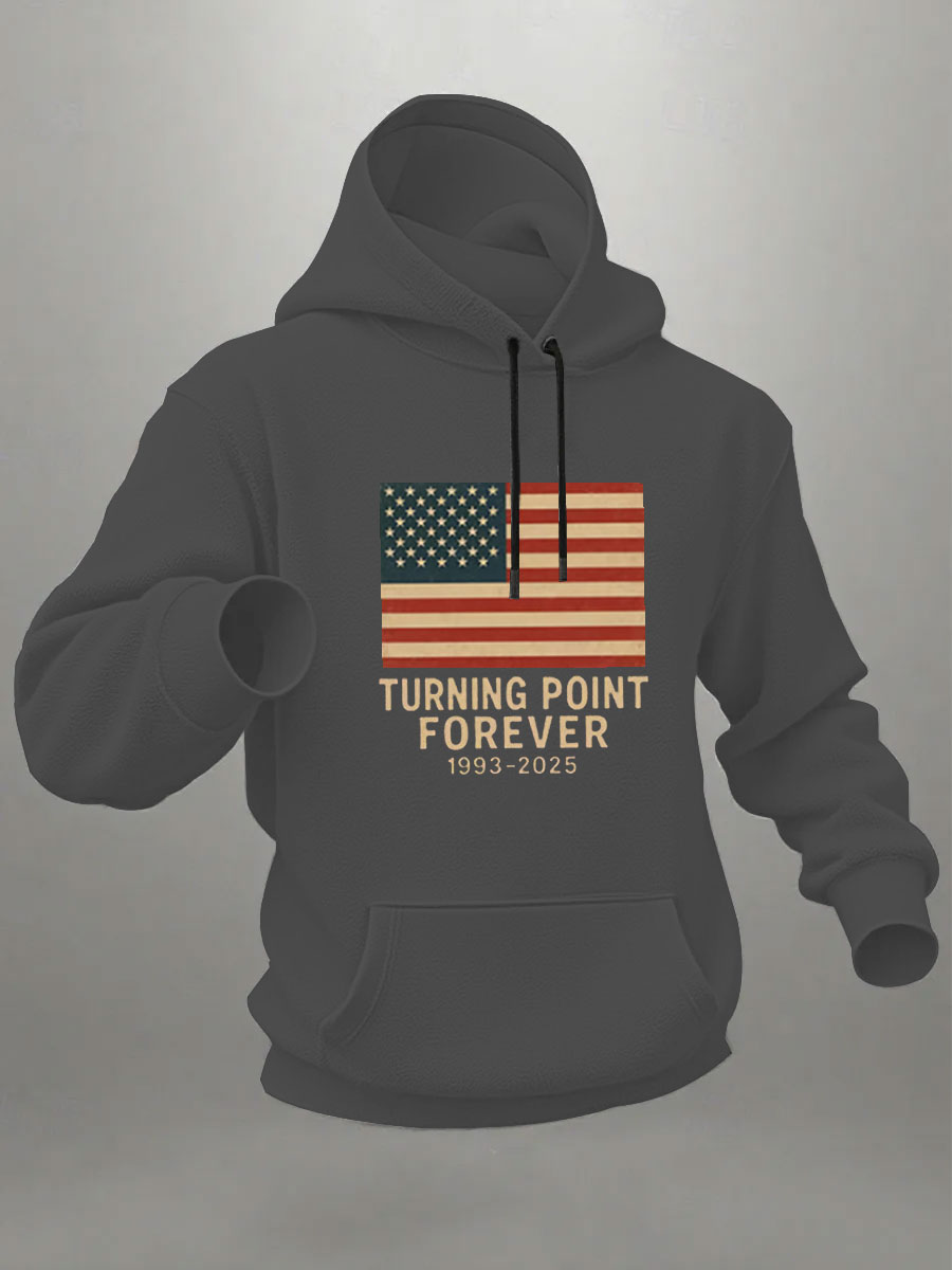 Turning Point Forever Charlie Kirk Hoodie-America250