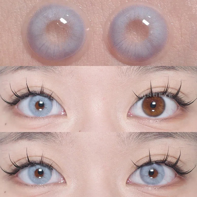 Uniieye Rome Times Blue Prescription Colored Contact Lenses