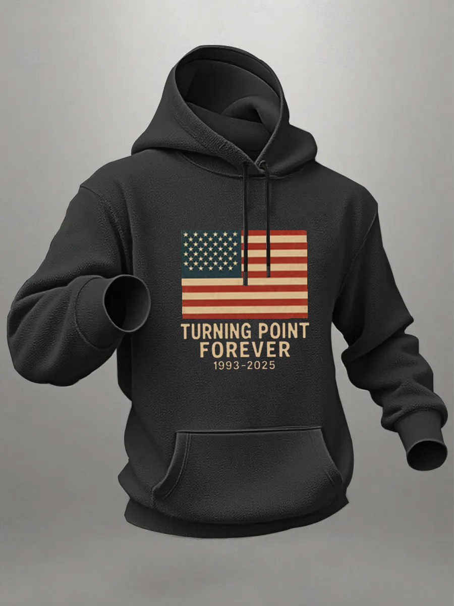 Turning Point Forever Charlie Kirk Hoodie-America250