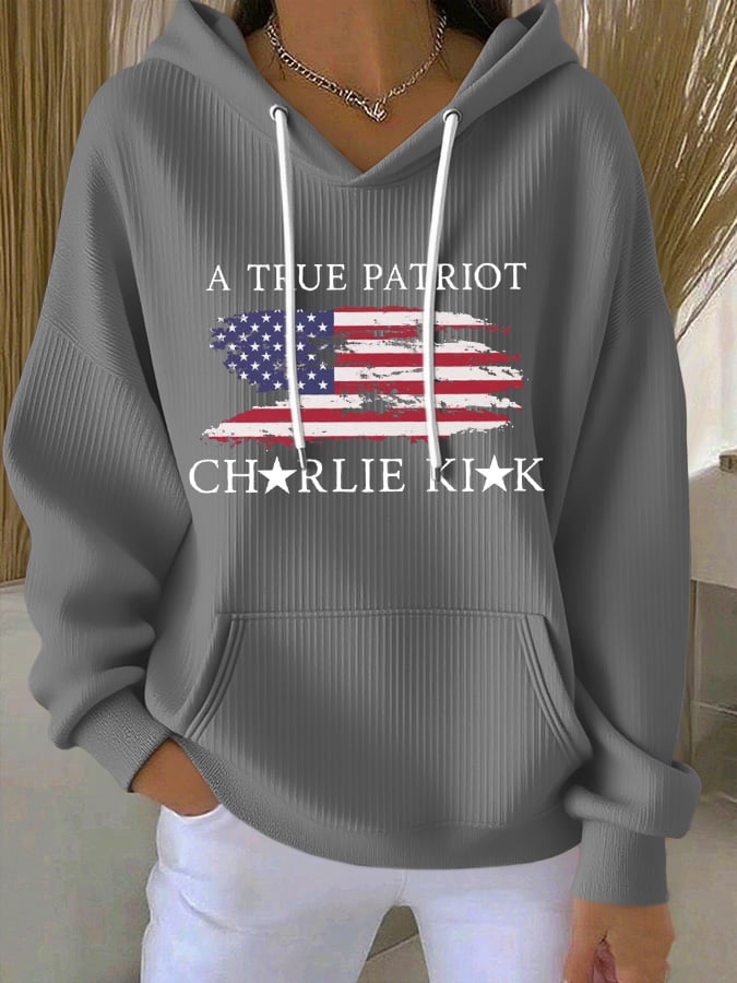 Women's A True Patriot Printed Hoodie-America250