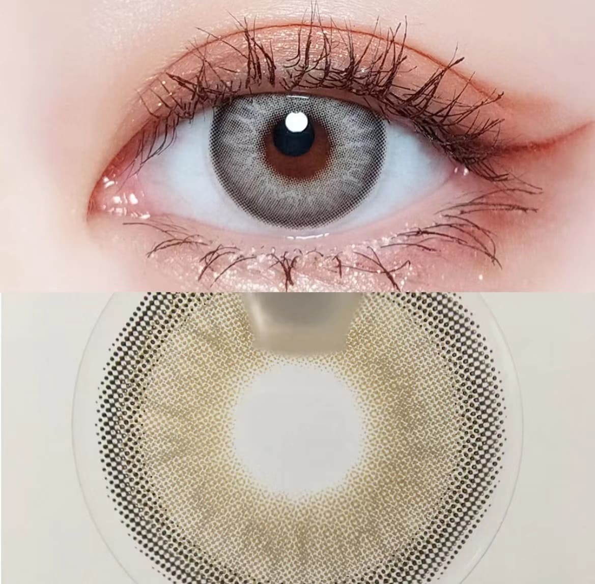 Uniieye Chanel Lady Himalaya Grey Prescription Colored Contact Lenses-UNIIEYE