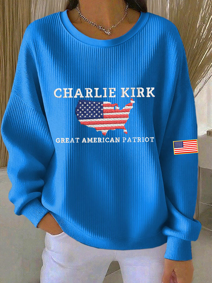 Women's patriotic sweatshirt-America250