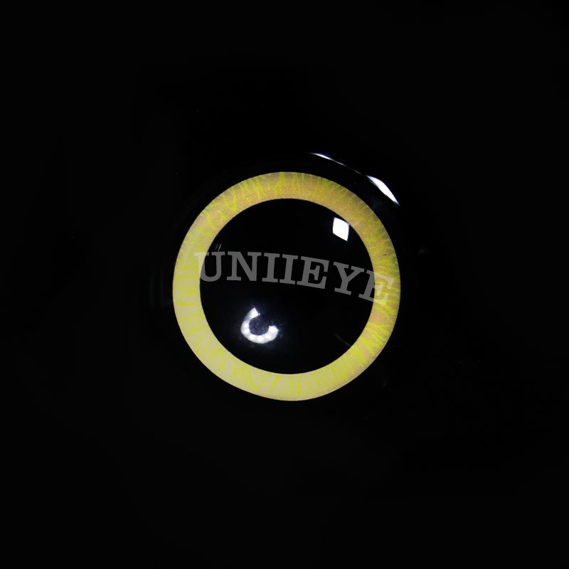 Uniieye Nebulos Yellow Cosplay Colored Contact Lenses-UNIIEYE