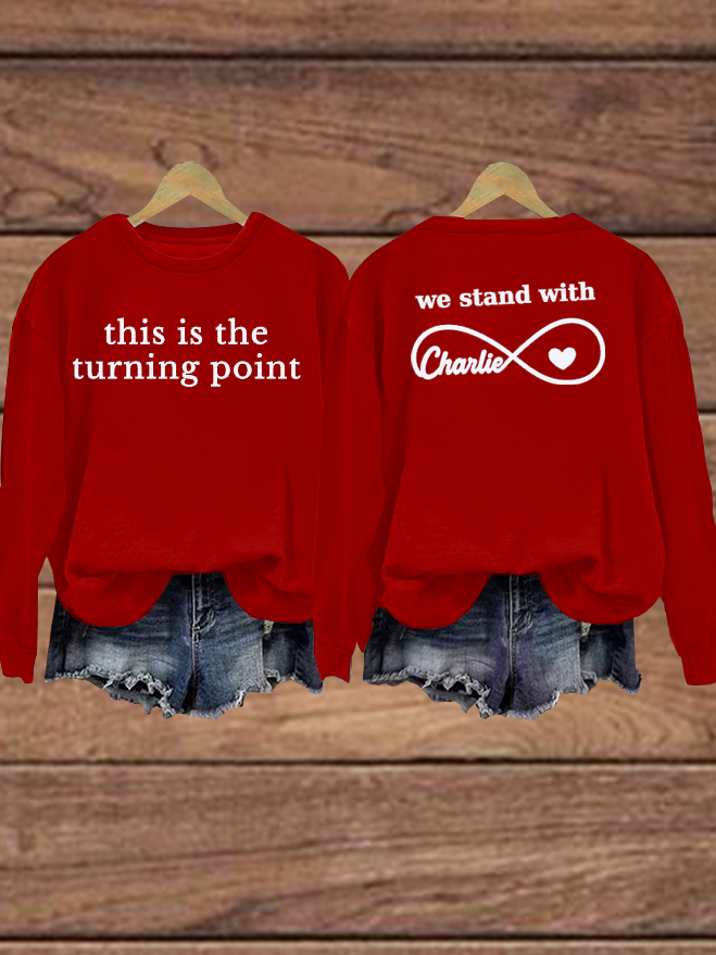 Women's C.K TP Regular Sweatshirt-America250