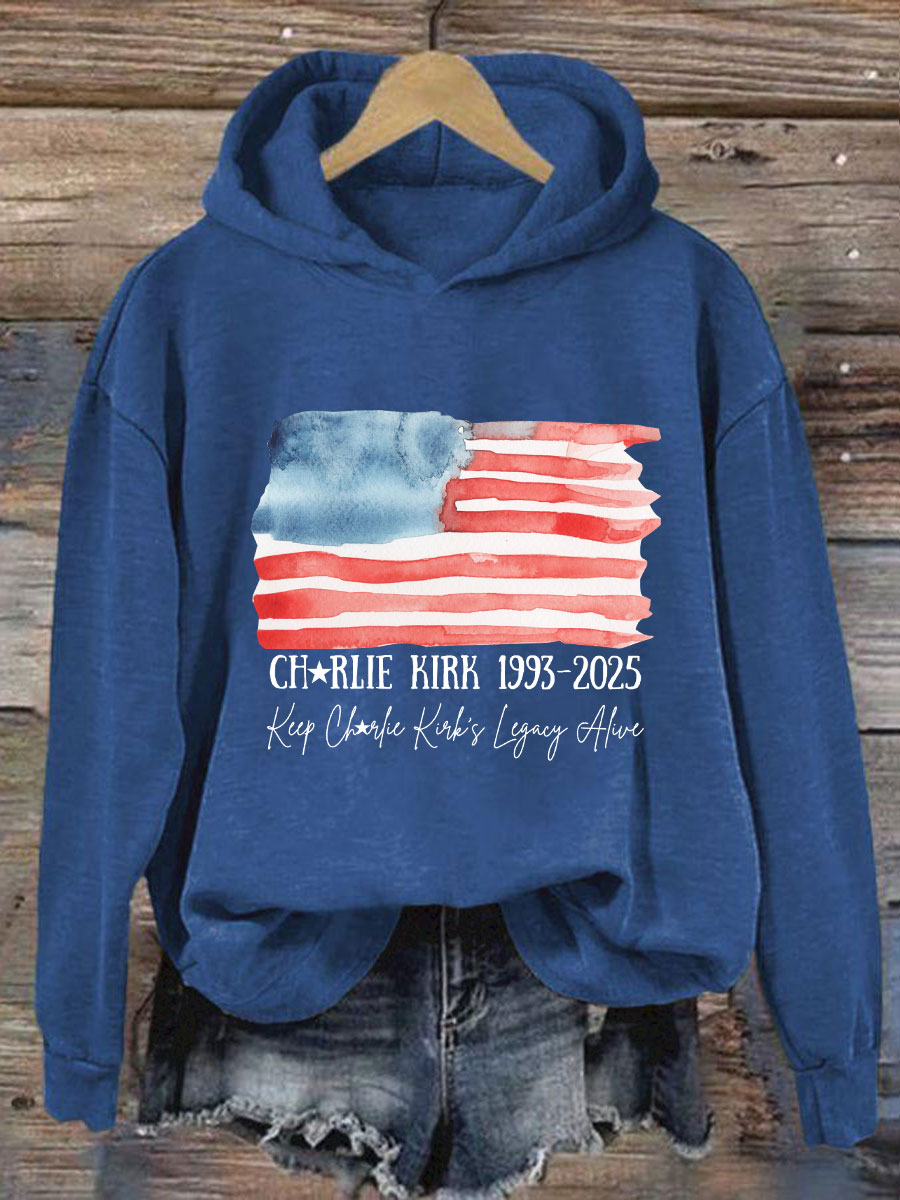Women's This Is Our TP Printed Casual Hoodie-America250