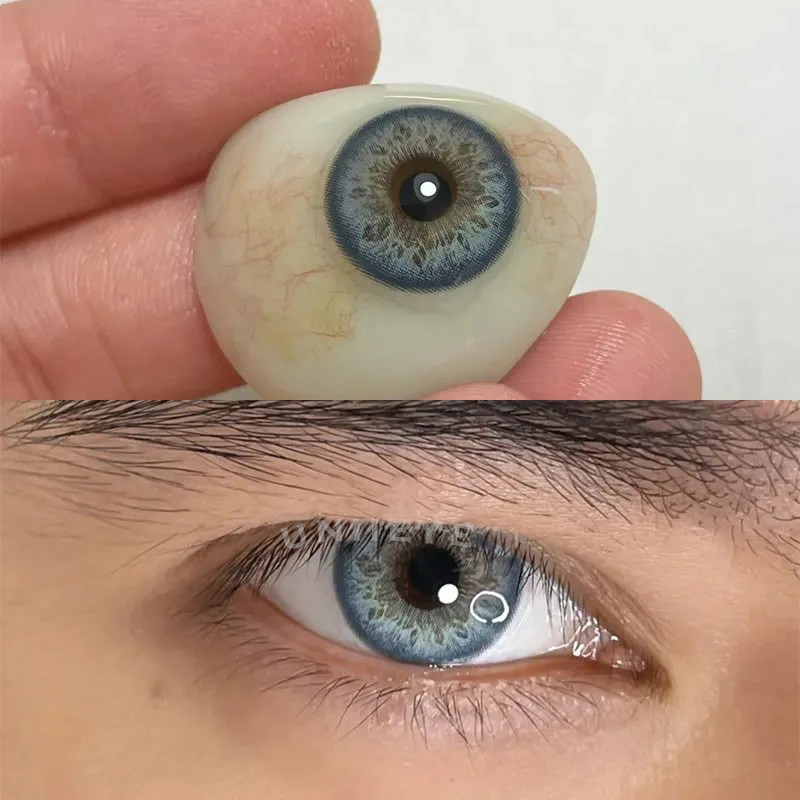 Uniieye Tyrande Blue Prescription Colored Contact Lenses