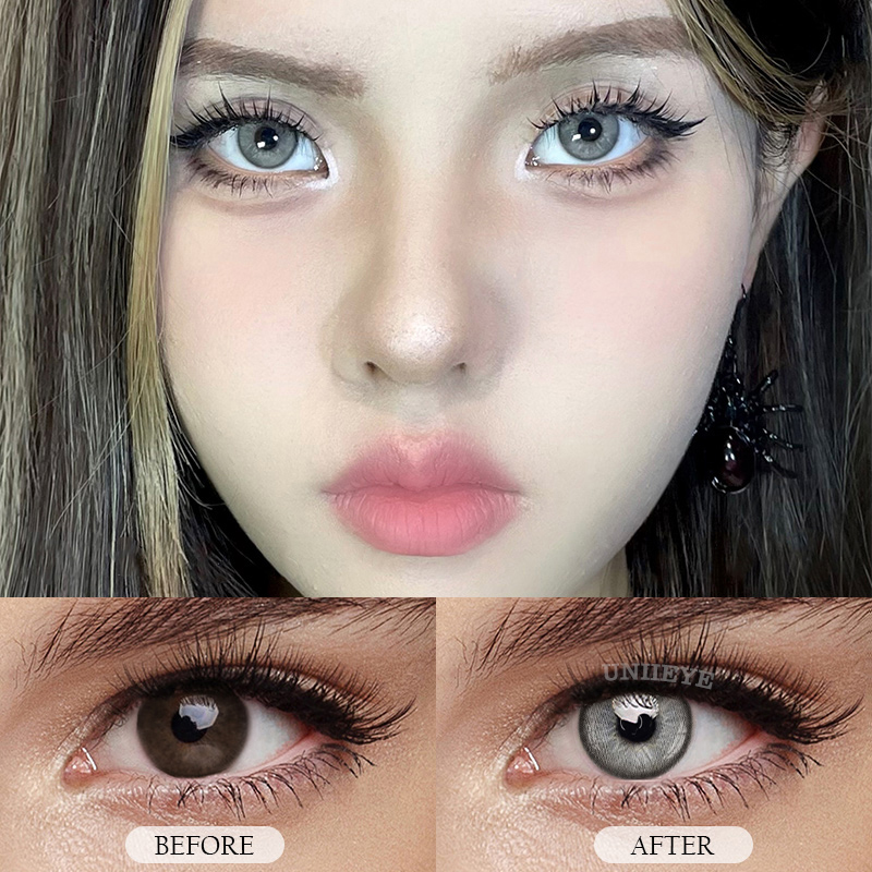 Uniieye Apex Grey Colored Contact Lenses-UNIIEYE