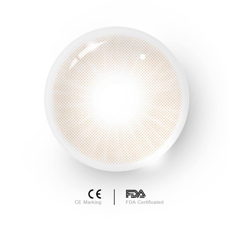 Uniieye Hidrocor II Ocre Prescription Men Colored Contact Lenses