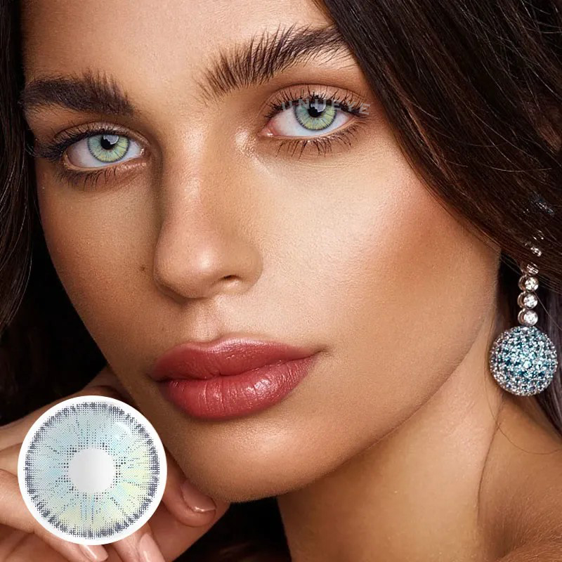 Uniieye Urban Blue Prescription Colored Contact Lenses