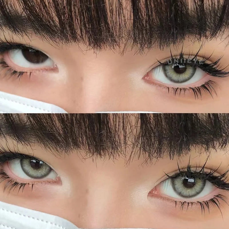 Uniieye Horizon Grey Prescription Colored Contact Lenses