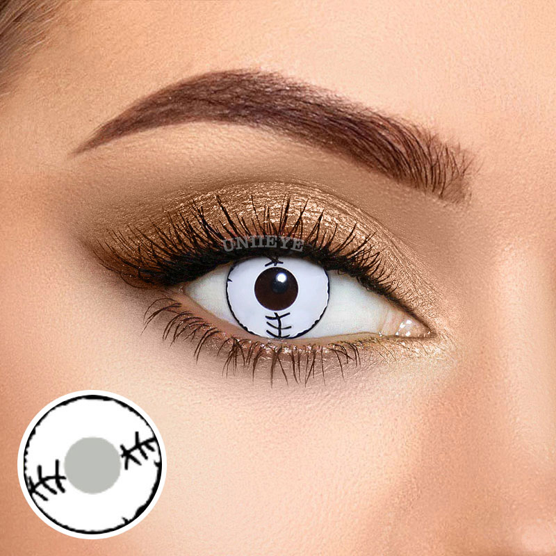 Uniieye Stitched Mummy Prescription Cosplay Colored Contact Lenses-UNIIEYE