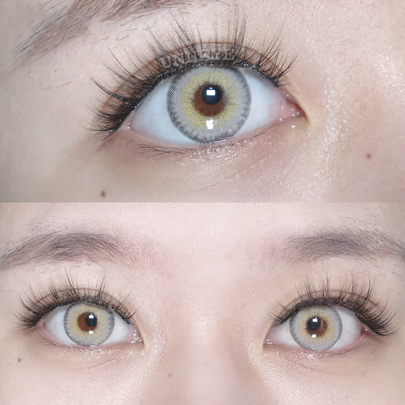 Uniieye Siren Grey Prescription Colored Contact Lenses-UNIIEYE